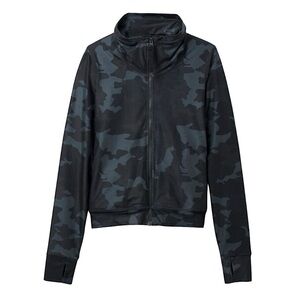 prAna Black Camo Layna Full Zip Jacket Size Small